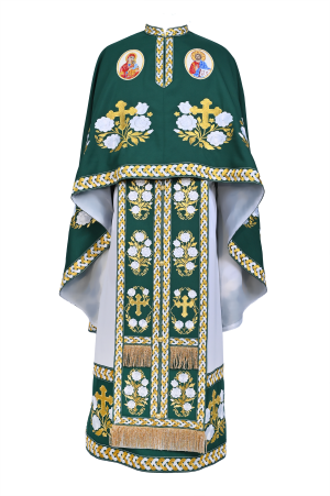 Vesmant Brodat Gradina Crucii - verde